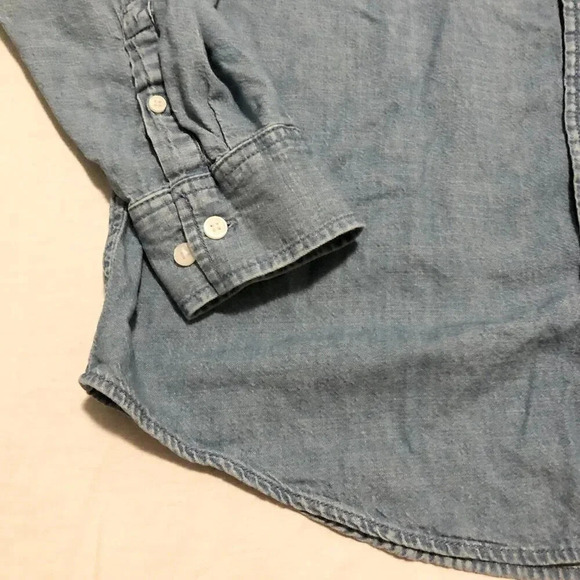 Calvin Klein Mens Size Small Jean Button  Up Shirt Relaxed Fit - Picture 5 of 16